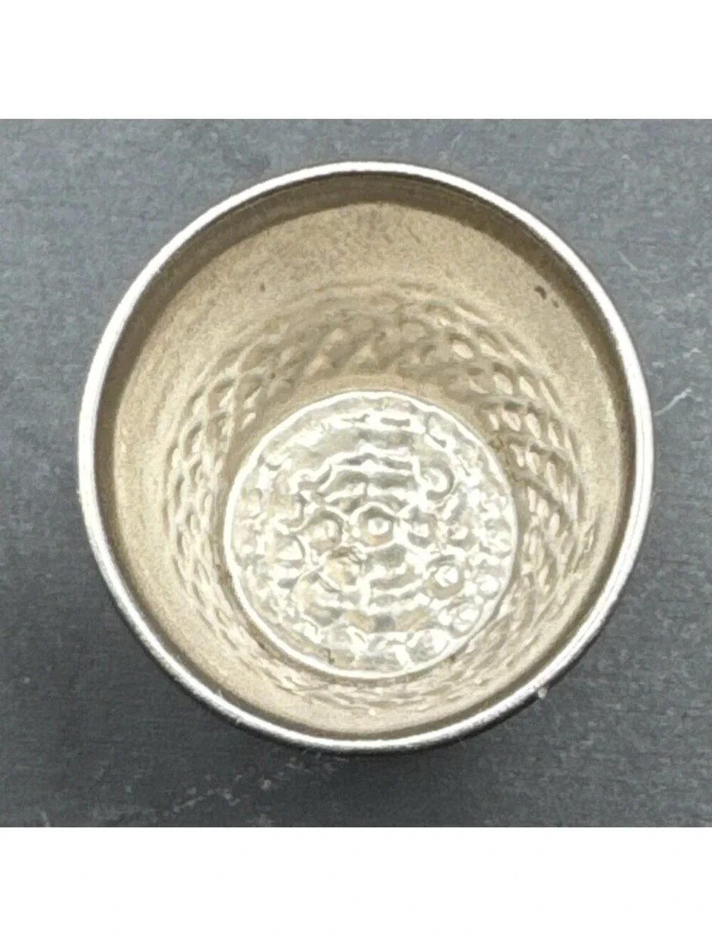 2- Silvertone Thimbles | Size 3 And 8 | Collectible